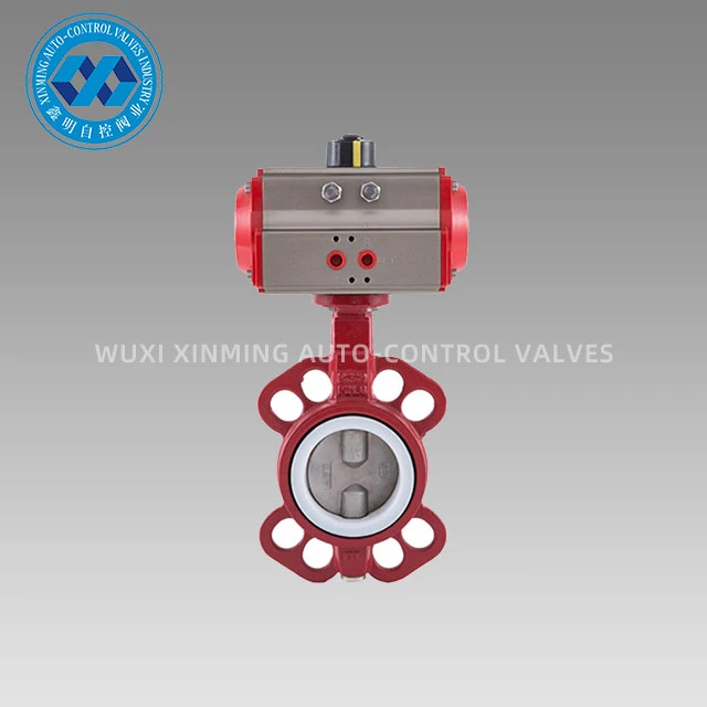 Penumatic Actuator Wafer Besi Mulur Injap Rama-rama