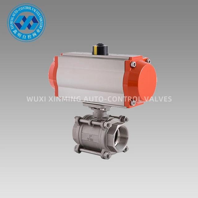 Pneumatic Actuator 3PCThread Ball Valve