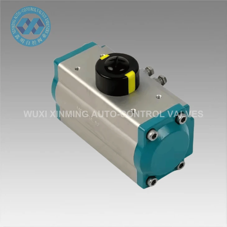 Aluminum Alloy Housing Pneumatic Actuators Double Acting, Suitable For All Industrial And Construction Valve Fields