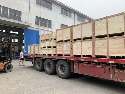 Penghantaran Injap Rama-rama Pneumatik Dihantar Ke Korea Selatan