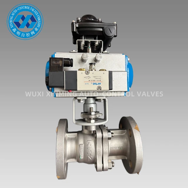 info-1-1 Pneumatic Control Ball Valve