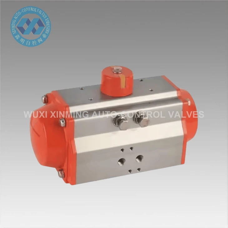 Actuator berputar pneumatik: 0 ~ 90 darjah kawalan ketepatan
