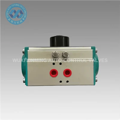 Penggerak pneumatik perumahan aloi aluminium
