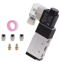 Injap solenoid pneumatik 5 cara 2- kawalan kedudukan udara 12V 24V
