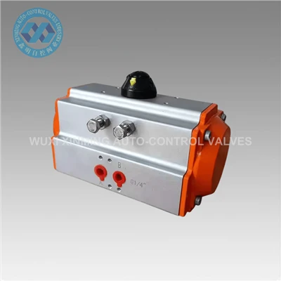 Penggerak udara giliran udara untuk penggerak rotary pneumatik bola/rama -rama.
